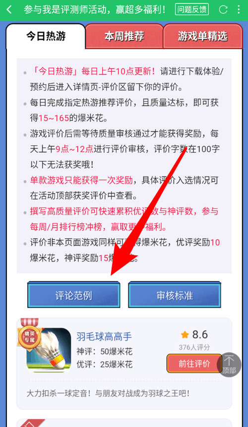 评价范例